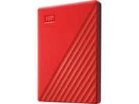 WD My Passport Extern HDD 2TB (röd) Hårddisk Extern