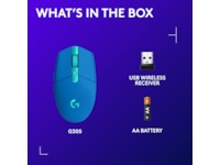 Logitech G305 LIGHTSPEED Trådlös Gamingmus (blå) Gamingmus