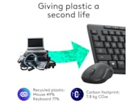Logitech MK295 Silent Wireless Combo - GRAPHITE Mus & tangentbord -combo-paket