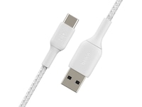 Belkin USB-A till USB-C kabel 2m (vit) USB-kablar