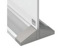Nobo tvåsidig skrivbordstavla i glas - 60x45 cm Tillbehör till arbetsstationer och kontorsbås