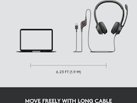 Logitech H390 USB PC Headset (svart) Headset