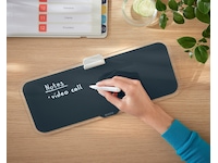 Leitz Cosy Memotavla med glasyta som en whiteboard - sammetsgrå Whiteboards