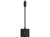 Belkin USB-C Video Adapter 20cm (svart) Kabel adapter och övergångar