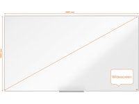 Nobo Whiteboard Impression Pro Widescreen 85" emaljerad magnetisk tavla Whiteboards
