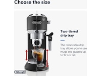 DeLonghi Dedica Style EC685.BK Manuell Espressomaskin (svart) Espressomaskiner