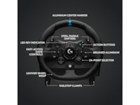 Logitech G923 och Driving Force Shifter Bundle Ratt och pedaler
