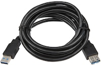 USB-A Förlängningskabel 15m (svart) USB-kablar