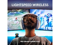 Logitech G435 LIGHTSPEED Trådlöst Gaming Headset (vit/blå) Gamingheadset