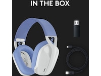 Logitech G435 LIGHTSPEED Trådlöst Gaming Headset (vit/blå) Gamingheadset