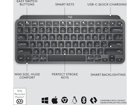 Logitech MX Keys Mini - GRAPHITE. Tangentbord