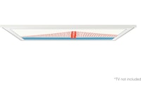 Samsung 75" ram till The Frame (2021-2024, vit) TV-ram & tillbehör