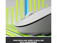 Logitech Signature M650 Large trådlös mus Offwhite Mus