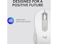 Logitech Signature M650 Large trådlös mus Offwhite Mus