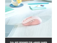 Logitech Signature M650 Large trådlös mus Rosa Mus