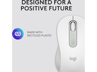 Logitech Signature M650 Large trådlös mus Offwhite Mus