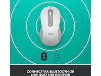 Logitech Signature M650 Large trådlös mus Offwhite Mus