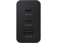 Samsung Trio 65W väggladdare (svart) Mobilladdare