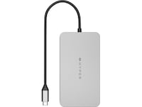 HyperDrive Dual HDMI 10-i-1 USB-C Hub (grå) Dockningsstation och USB-hub