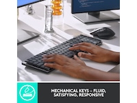 Logitech MX Mechanical Wireless Tactile (graphite) Tangentbord