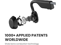 SHOKZ OpenMove Trådlösa Hörlurar, On-Ear (grå) Hörlurar