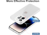iiglo iPhone 15 Pro / 14 Pro Silikonskal (transparent) Mobilskal