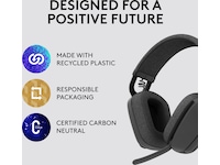 Logitech Zone Vibe 100 trådlös headset (grafit) Hörlurar