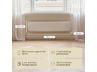 Mill Invisible Panelelement 850W (vit) -B-Grade Demo hem & hushåll