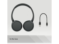 Sony WH-CH520 trådlösa hörlurar, On-Ear (svart) Hörlurar