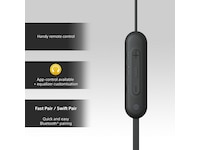 Sony WI-C100 Trådlösa Hörlurar, In-ear (svart) In-ear hörlurar