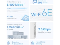 TP-Link Deco XE75 Pro 3-pack Mesh Router