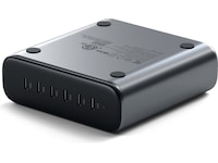 Satechi GaN 6Port 200W Laddstation (space gray) Mobilladdare