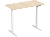 Ergonomiskt höj-/sänkbord 120cm (vit/eik) - Aktivitetsbord
