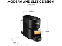 Nespresso Vertuo Pop By Delonghi kapselmaskin ENV90.B (svart) -B-Grade Demo hem & hushåll