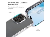 iiglo iPhone 15 Pro Silikonskydd (transparent) Mobilskal