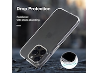 iiglo iPhone 15 Pro Silikonskydd (transparent) Mobilskal