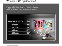 Samsung 98" Q80 QLED 4K TV TQ98Q80C Över 80 tums TV