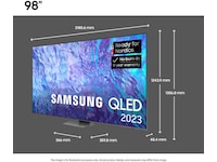 Samsung 98" Q80 QLED 4K TV TQ98Q80C Över 80 tums TV