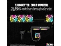 Corsair iCUE LINK QX120 RGB 120mm Fläkt (svart) Fläkt
