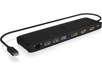 ICY BOX IB-DK2116-C Multi Docking Dockningsstation och USB-hub