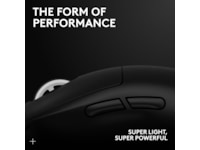 Logitech G Pro X Superlight 2 Lightspeed Trådlös Gamingmus (svart) Gamingmus