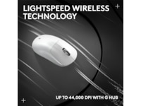Logitech G Pro X Superlight 2 Lightspeed Trådlös Gamingmus (vit) Gamingmus