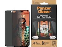 Panzerglass iPhone 15 Pro Max Privacy Skärmskydd Skärmskydd mobiltelefon