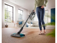 Philips XC8057/01 Sladdlös dammsugare (aqua) Skaftdammsugare