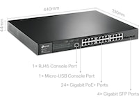 TP-Link JetStream 28-Port Gigabit L2+ Switch Switchar