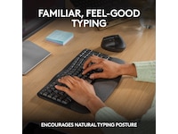 Logitech Wave Keys trådlöst tangentbord (grafit) Tangentbord