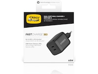 OtterBox GaN USB-C 65W Väggladdare (svart) Mobilladdare