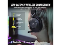 Corsair HS65 Trådlöst Headset (svart) Gamingheadset