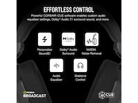 Corsair HS65 Trådlöst Headset (svart) Gamingheadset