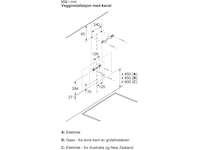 Siemens iQ300 LC67KFN60 Ventilator (svart) Väggmonterad köksfläkt